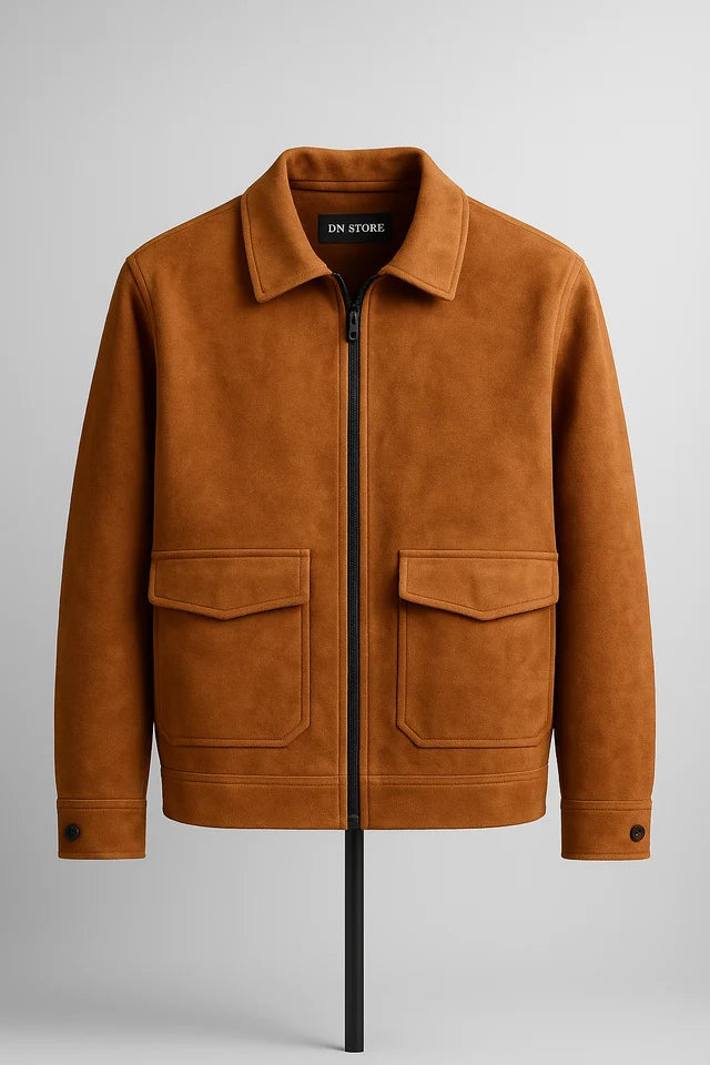 suede classic shacket