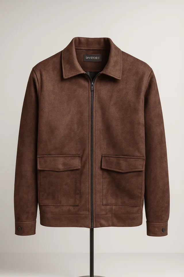 suede classic shacket