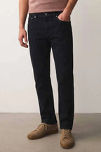 Men's Straight Fit Black  Jeans