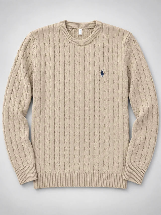 Knitted Round-Neck Sweater