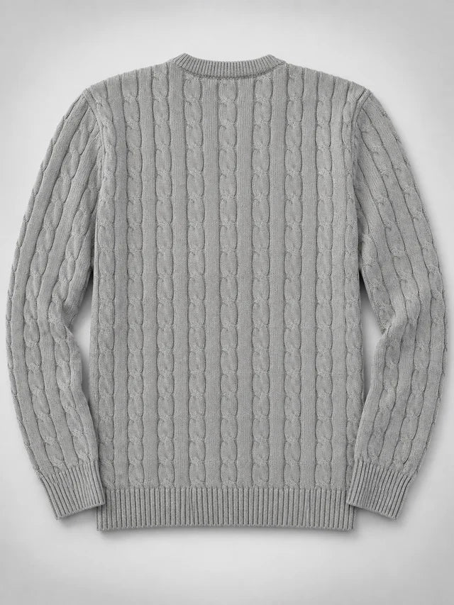Knitted Round-Neck Sweater