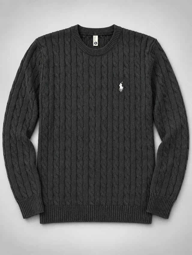 Knitted Round-Neck Sweater