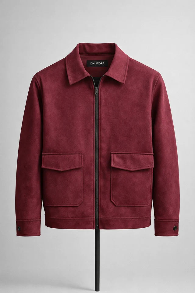 suede classic shacket