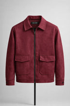 suede classic shacket