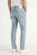 Men's Straight Fit Sky Blou  Jeans