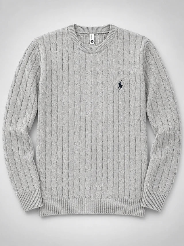 Knitted Round-Neck Sweater