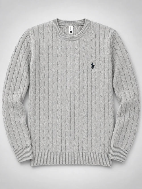 Knitted Round-Neck Sweater