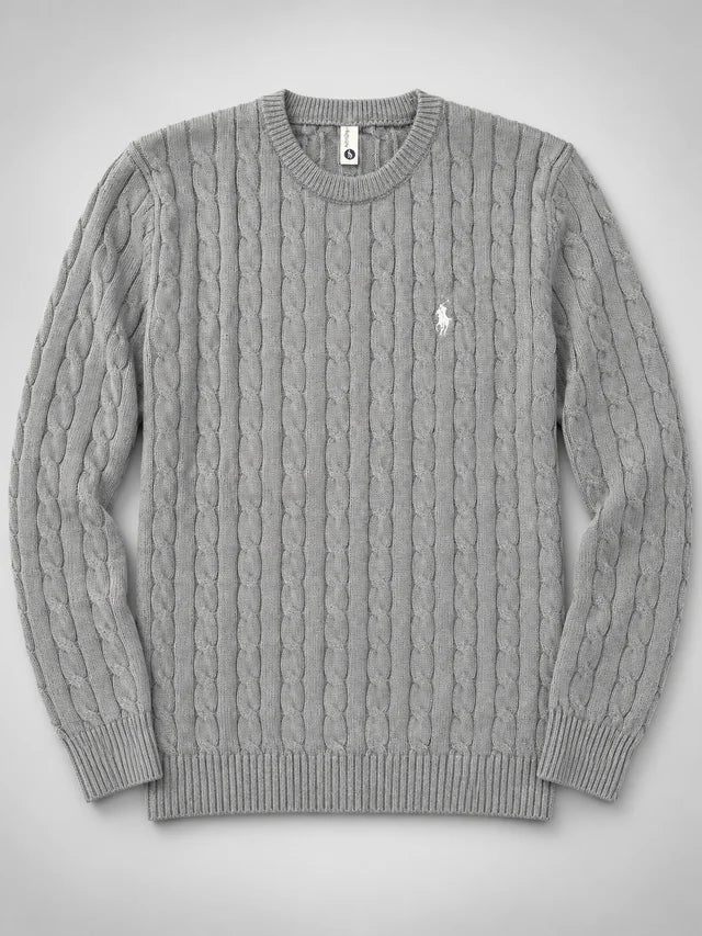 Knitted Round-Neck Sweater