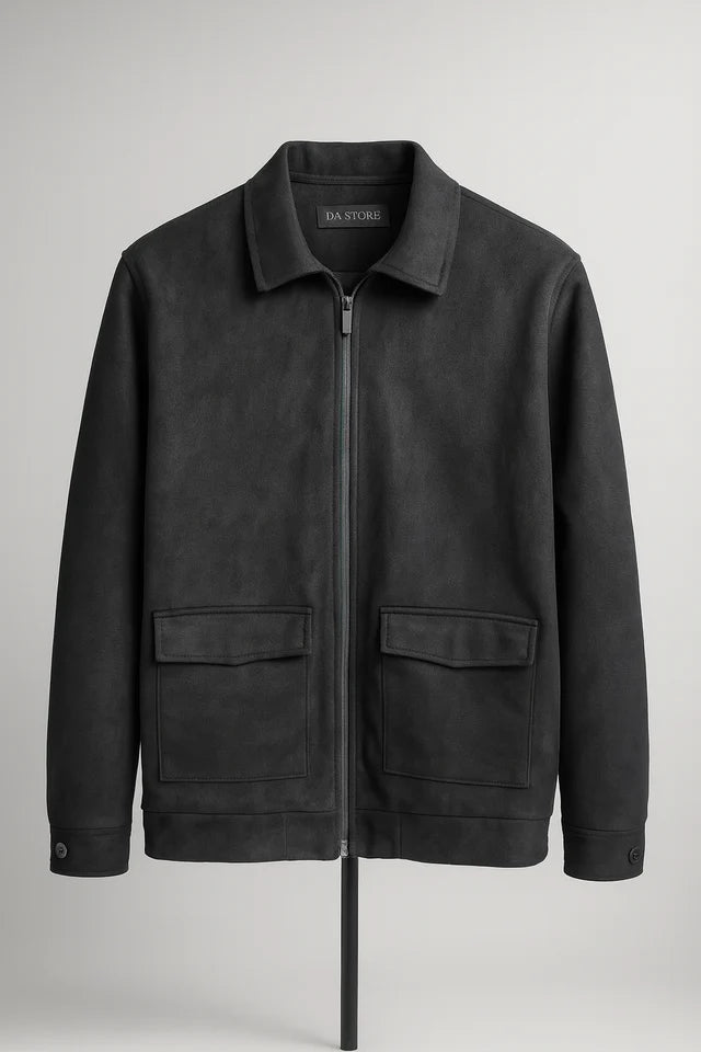 suede classic shacket