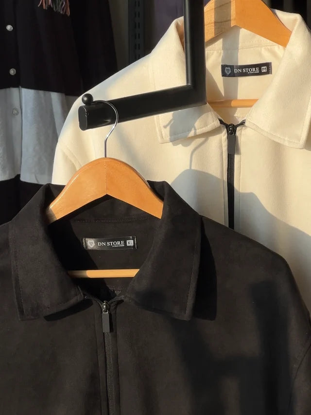 suede classic shacket