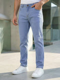 Men's Slim Fit Light Blue Jogger Jean