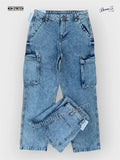 Men's Fit Tinted Blue Jeans