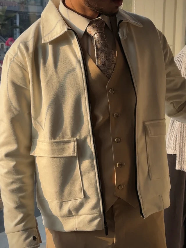 suede classic shacket