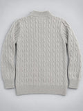 Knitted Quarter Zip Sweater
