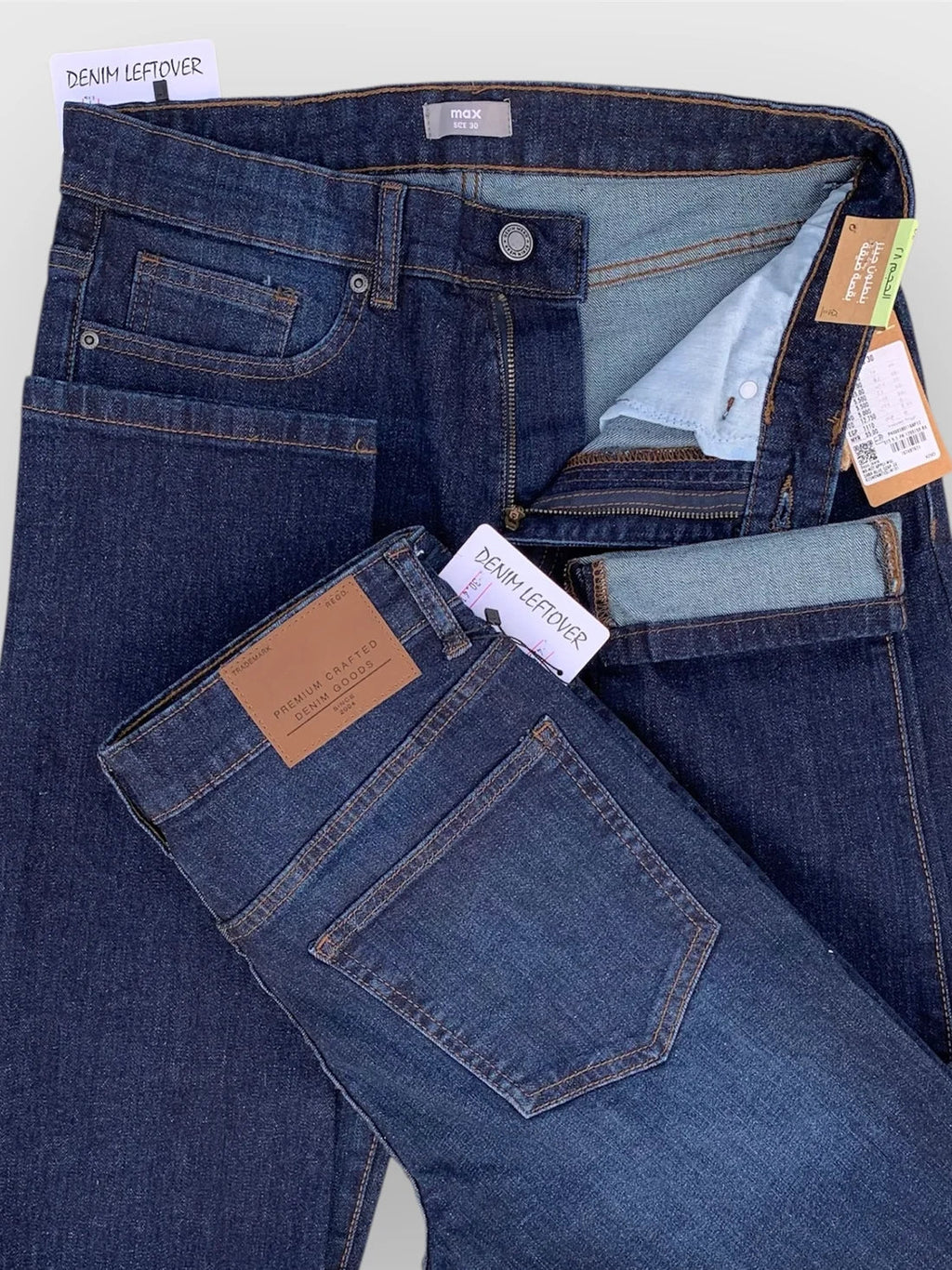 Men's Relaxed Bootcut Fit Tinted Blue Jean