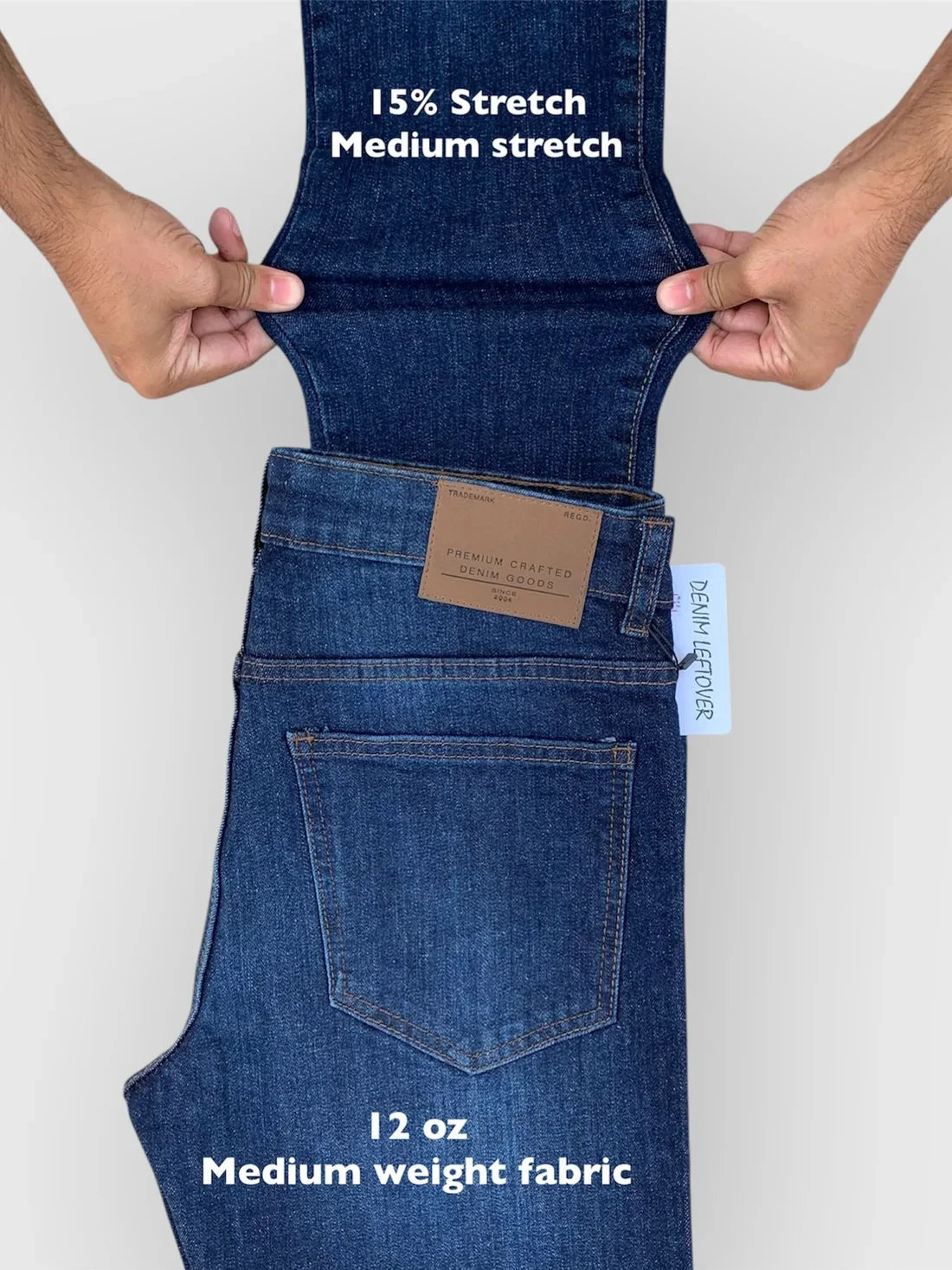 Men's Relaxed Bootcut Fit Tinted Blue Jean
