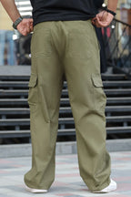Men's Street Style 6 Pockets Cargo Trouser