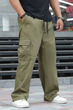 Men's Street Style 6 Pockets Cargo Trouser
