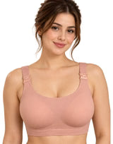 LASER CUT COMFORTLIFT NURSING BRA -PEACH