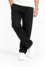 Black Pleated - Korean Trouser