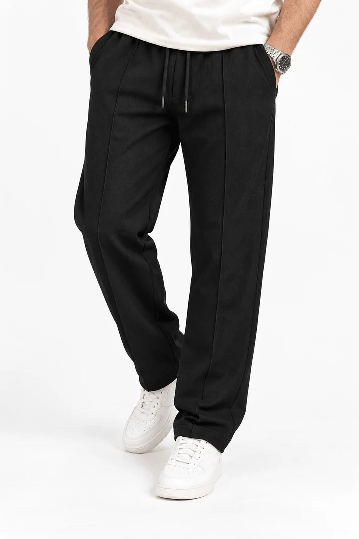 Black Pleated - Korean Trouser