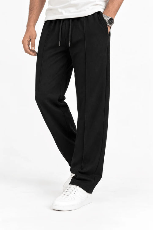 Black Pleated - Korean Trouser